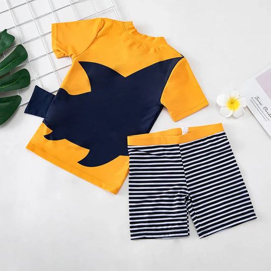 Children'S Swimwear Boys Boys Korean Baby Hot Spring Sunscreen Quick-Drying Small, Medium And Big Kids Split Seaside Beach Swimwear - SandiFreckles Surf & Swimwear