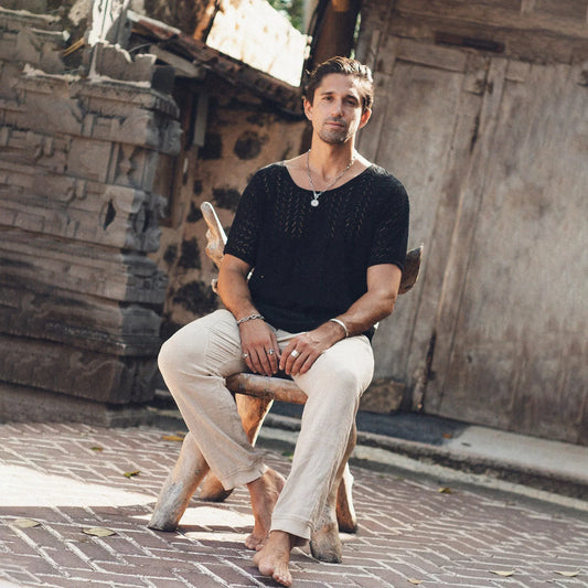 Knitted Beach Bikini Blouse - Sun-Protective Cover Up - SandiFreckles Surf & Swimwear