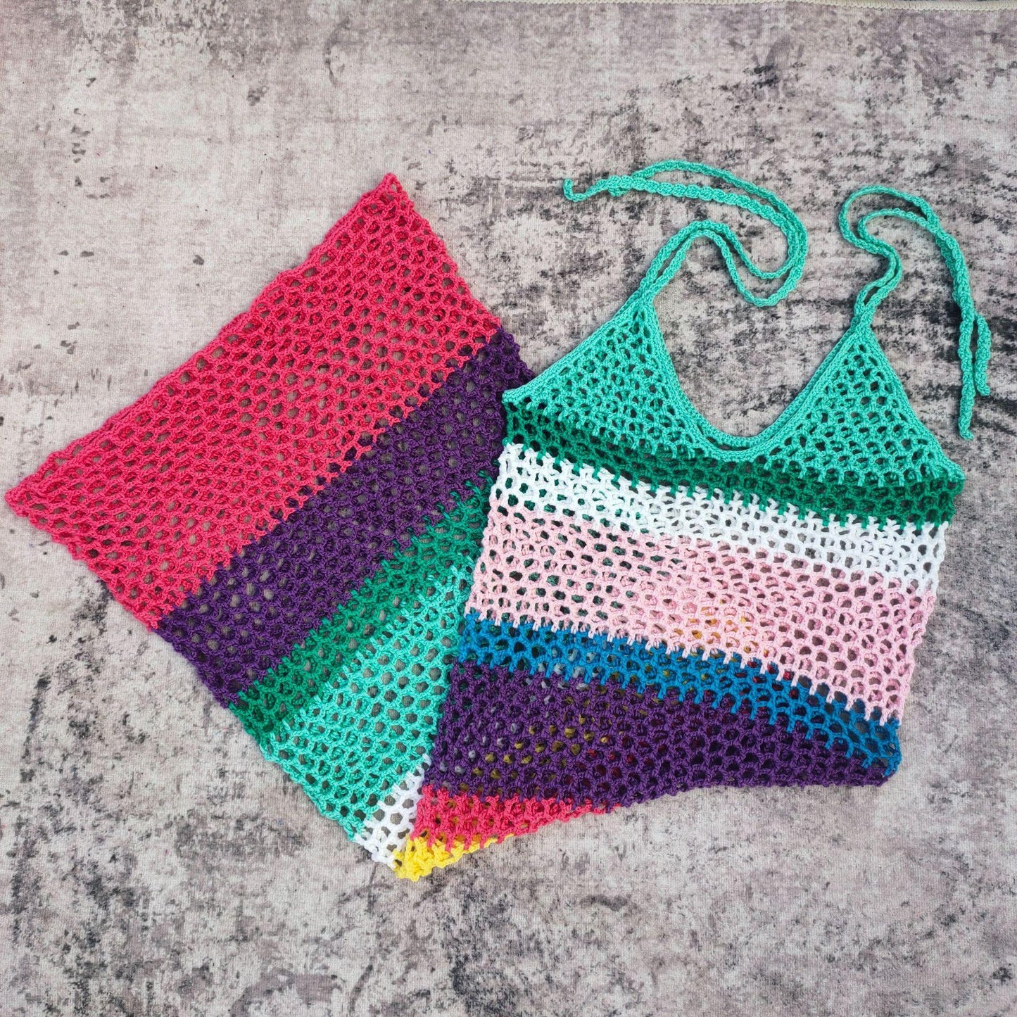 Handmade Crochet Beach Cover Up - Wedding Swimsuit Style - SandiFreckles Surf & Swimwear