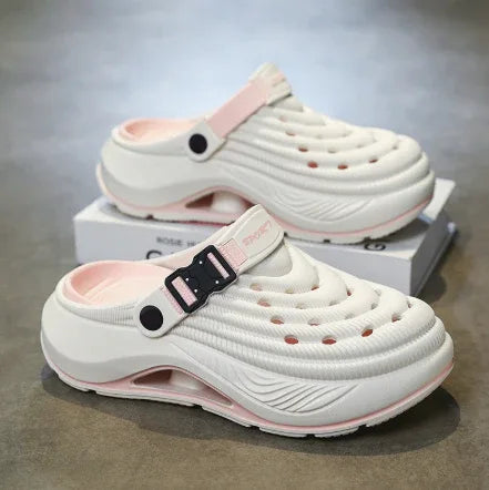 Beach Closed Toe Non-slip Thick Bottom Slip-on Slippers - SandiFreckles Surf & Swimwear