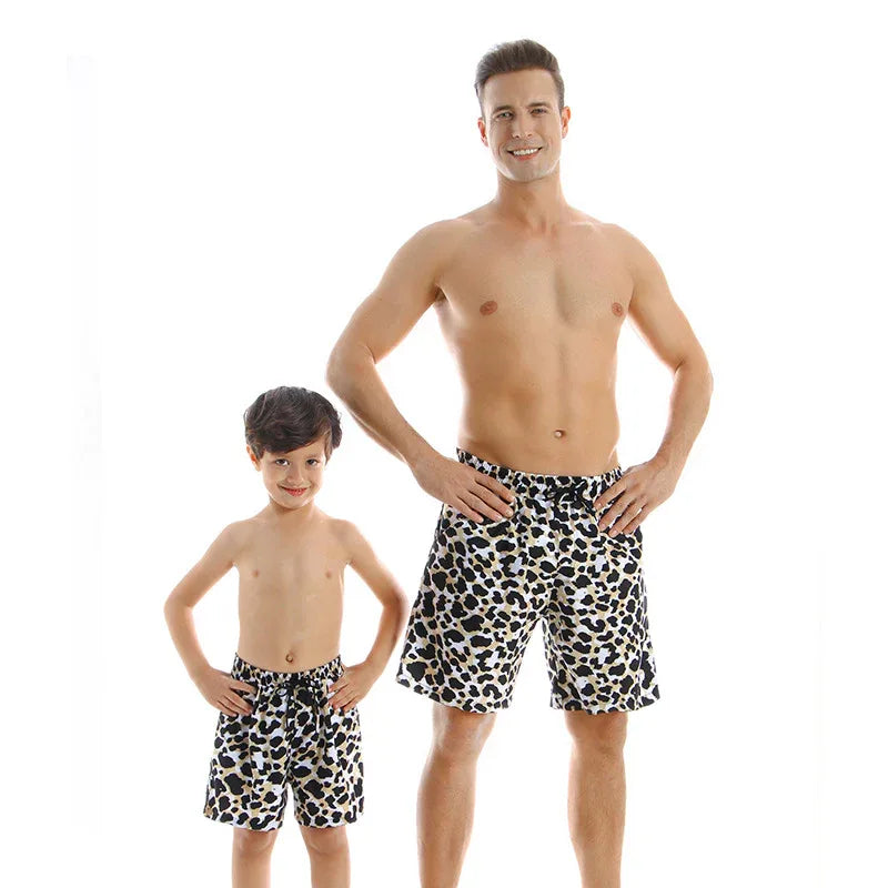 Parent-Child Quick Dry Beach Pants - Stylish Swimwear for Family Fun - SandiFreckles Surf & Swimwear