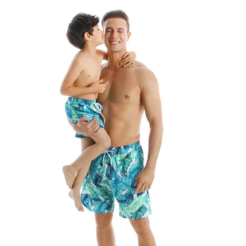 Parent-Child Quick Dry Beach Pants - Comfortable Swimwear for Family Fun - SandiFreckles Surf & Swimwear