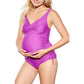 Seaside High Stretch Maternity Swimwear - Comfortable & Stylish Design - SandiFreckles Surf & Swimwear