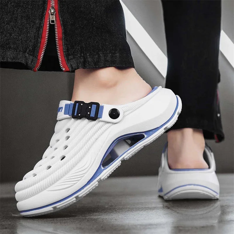 Beach Closed Toe Non-slip Thick Bottom Slip-on Slippers - SandiFreckles Surf & Swimwear