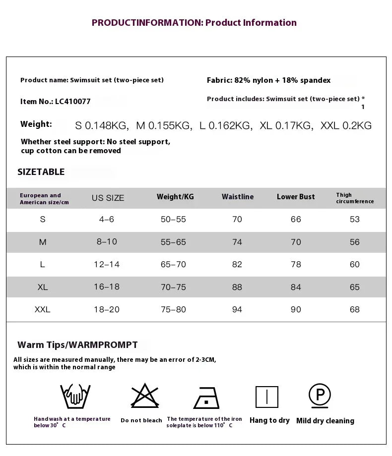 European And American Swimming Pool Party Tube Top Bikini - SandiFreckles Surf & Swimwear