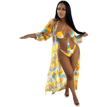 European And American Women's New Sexy Printed Swimwear - SandiFreckles Surf & Swimwear
