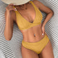 Women's Bikini Rib Lace-up Split - SandiFreckles Surf & Swimwear