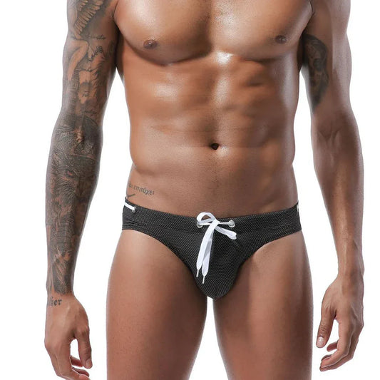 Budgie Smugglers Men's Swimwear - Tethered Swim Briefs, Quick-Drying - SandiFreckles Surf & Swimwear
