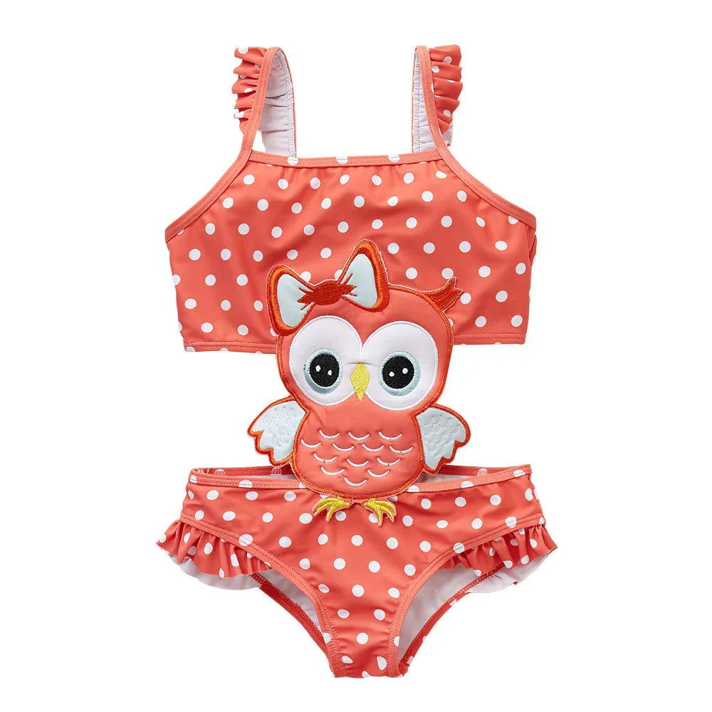 Baby Girls Watermelon Swimsuit - Comfortable One-Piece Beach Wear - SandiFreckles Surf & Swimwear
