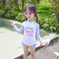 Cute Children's One-Piece Swimsuit - Long Sleeves, UPF Protection - SandiFreckles Surf & Swimwear