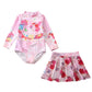 Children's Mermaid One Piece Swimwear - Sunscreen & Comfortable Fit - SandiFreckles Surf & Swimwear