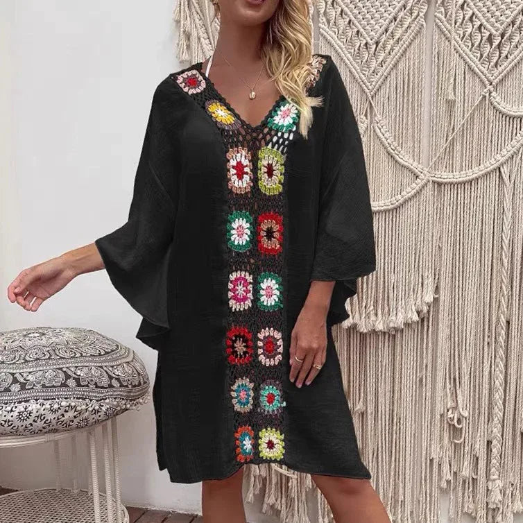 Crocheted Beach Shirt & Skirt Cover Up - Outdoor Style - SandiFreckles Surf & Swimwear