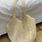 Hand-woven Straw Beach Shoulder Bag - SandiFreckles Surf & Swimwear