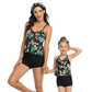 Conservative Swimwear Tankini - Family Matching Style, Comfortable Fit - SandiFreckles Surf & Swimwear