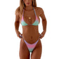 Gradient String Bikini - Rainbow & Pink Styles - SandiFreckles Surf & Swimwear
