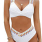 Women's Lace-up Split Swimsuit Bikini - SandiFreckles Surf & Swimwear