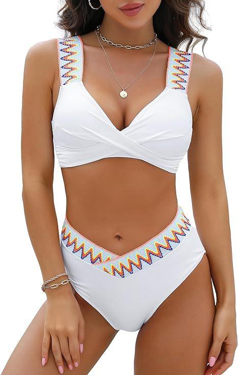 Women's Lace-up Split Swimsuit Bikini - SandiFreckles Surf & Swimwear