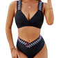Women's Lace-up Split Swimsuit Bikini - SandiFreckles Surf & Swimwear