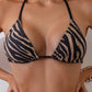 Zebra Print Triangle String Bikini - Bold Style - SandiFreckles Surf & Swimwear