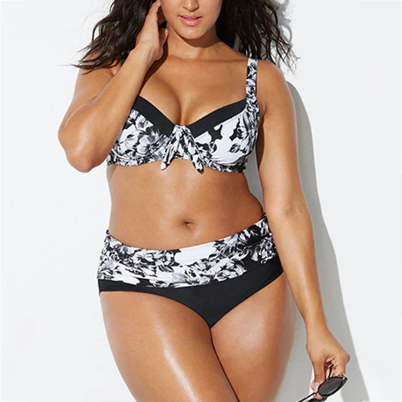 New European Plus Size Bikini - Contemporary Style - SandiFreckles Surf & Swimwear