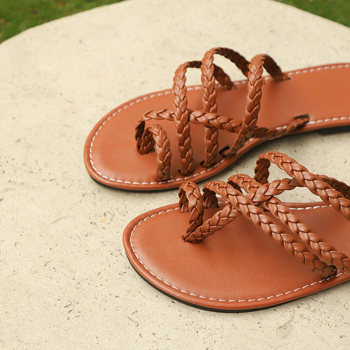 Stylish Beach Flat Slides for Women - SandiFreckles Surf & Swimwear