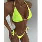 Three-Point String Bikini - 13 Colors Available - SandiFreckles Surf & Swimwear