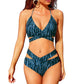 European And American New Women's Split Swimsuit High Waist Bikini - SandiFreckles Surf & Swimwear