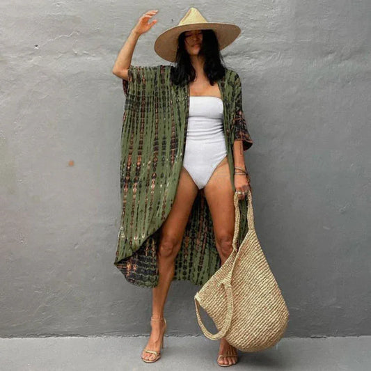 Swimsuit Women's Overall Seaside Beachwear Vacation Bikini Sun Protection Blouse - SandiFreckles Surf & Swimwear