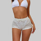 Knitted Hollow Bikini with Shorts - Swimming Suit - SandiFreckles Surf & Swimwear