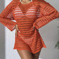 Sexy Knit Hollow Round Neck Beach Dress Women - SandiFreckles Surf & Swimwear