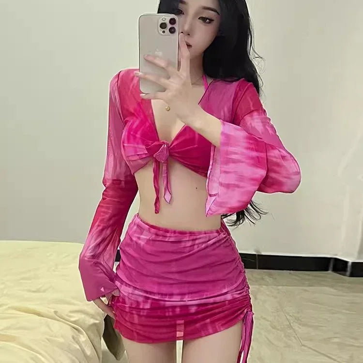 Four-Piece Bikini Swimsuit Set - Complete Beach Wardrobe - SandiFreckles Surf & Swimwear