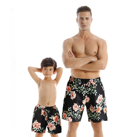 Parent-Child Quick Dry Beach Pants - Stylish Swimwear for Family Fun - SandiFreckles Surf & Swimwear