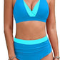 Bikini Color Block Split Women's Swimsuit - SandiFreckles Surf & Swimwear