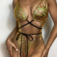 Strappy Lace-Up Monokini - Bikini Style One Piece - SandiFreckles Surf & Swimwear