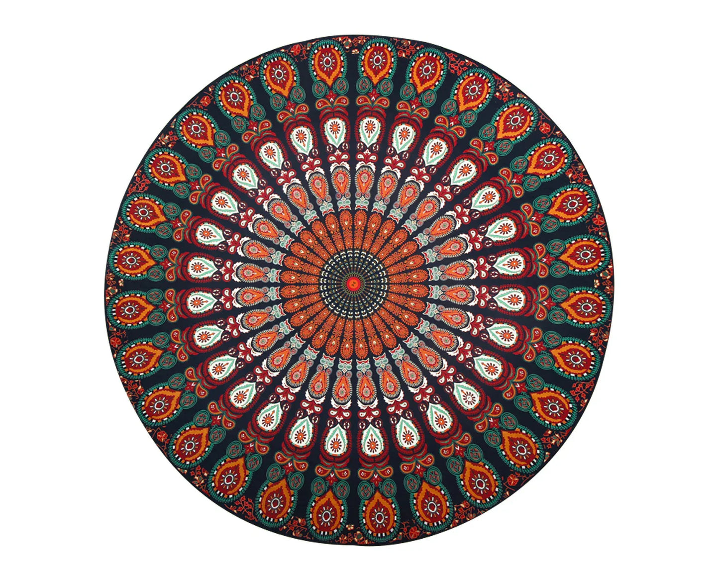Printed Round Beach Towels And Yoga Mat - SandiFreckles Surf & Swimwear