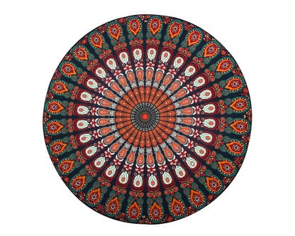 Printed Round Beach Towels And Yoga Mat - SandiFreckles Surf & Swimwear