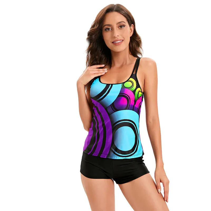 Dream Print Plus Size Swimsuit - Fantasy Design - SandiFreckles Surf & Swimwear