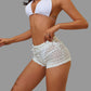 Knitted Hollow Bikini with Shorts - Swimming Suit - SandiFreckles Surf & Swimwear