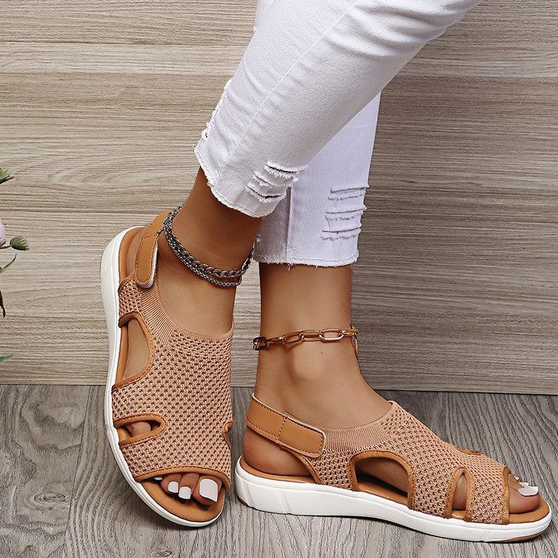Women's Rhinestone Sandals - Breathable Beach Shoes - SandiFreckles Surf & Swimwear