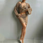 Solid Colour Stand-Up Collar Knitted Bikini Blouse - SandiFreckles Surf & Swimwear