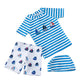 Children's Short Sleeve Swimwear - Quick-Drying Beach Comfort - SandiFreckles Surf & Swimwear