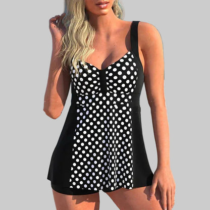 Women's Split Large Size Swimsuit Printed Skirt Swimwear - SandiFreckles Surf & Swimwear