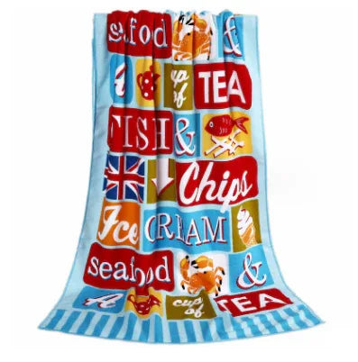 Large Men Women Summer Beach Towels - SandiFreckles Surf & Swimwear