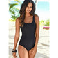 Backless One Piece Swimsuit - Bold & Elegant - SandiFreckles Surf & Swimwear