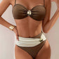 Women's Sexy European And American Vintage Backless Bikini Swimsuit Suit - SandiFreckles Surf & Swimwear