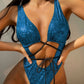 Strappy Lace-Up Monokini - Bikini Style One Piece - SandiFreckles Surf & Swimwear