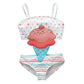 Baby Girls Watermelon Swimsuit - Comfortable One-Piece Beach Wear - SandiFreckles Surf & Swimwear