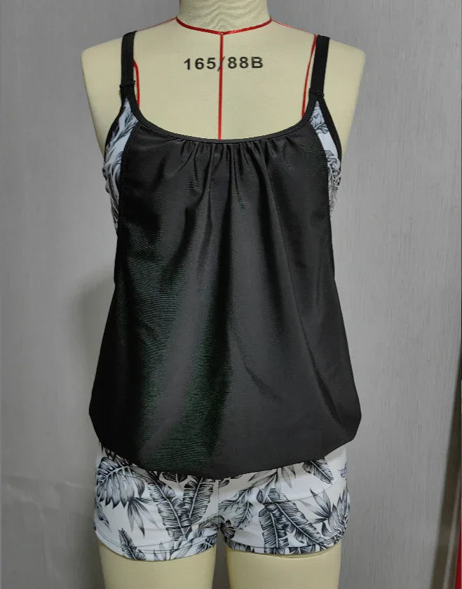 Women's Split Plus Size Bikini Swimsuit - SandiFreckles Surf & Swimwear