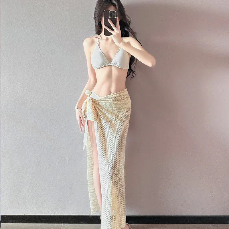 Vacation Swimwear Bikini Three-Piece Suit - Women's Set - SandiFreckles Surf & Swimwear