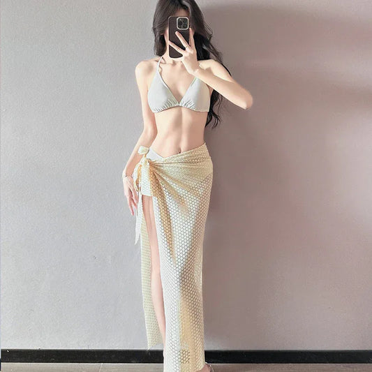 Vacation Swimwear Bikini Three-Piece Suit - Women's Set - SandiFreckles Surf & Swimwear